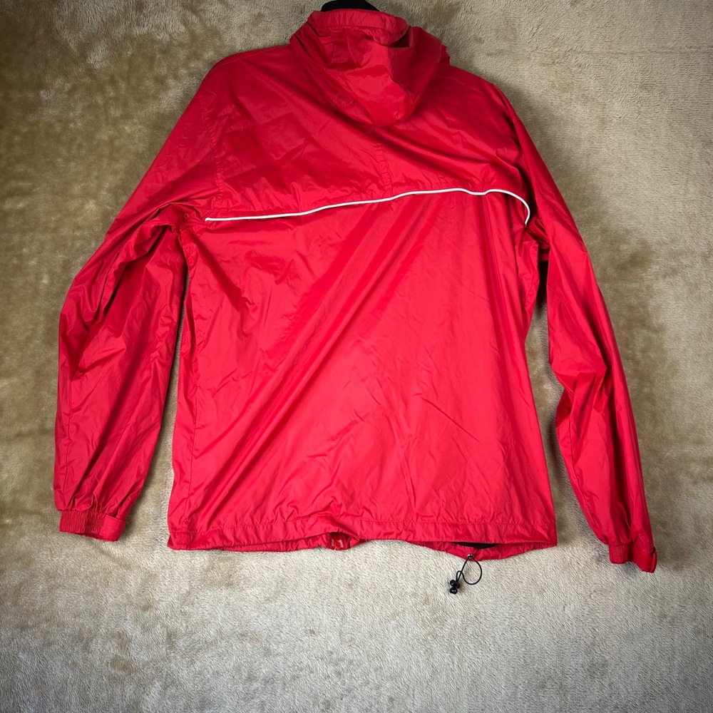 Ferrari Mens Red Hooded Windbreaker Jacket Scuderia F1 Racing Mesh Lined Size M - Picture 9 of 12